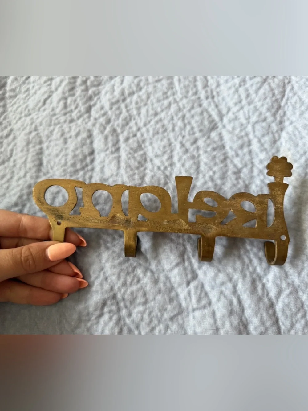 Ireland brass key holder